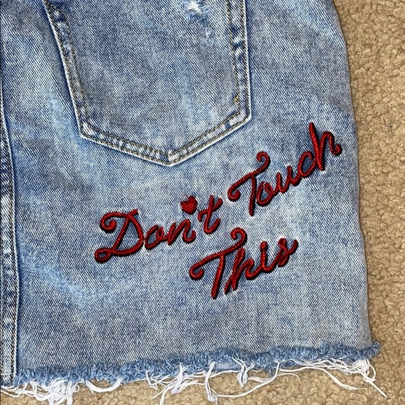 “don’t touch this” denim skirt! - Picture 4 of 5